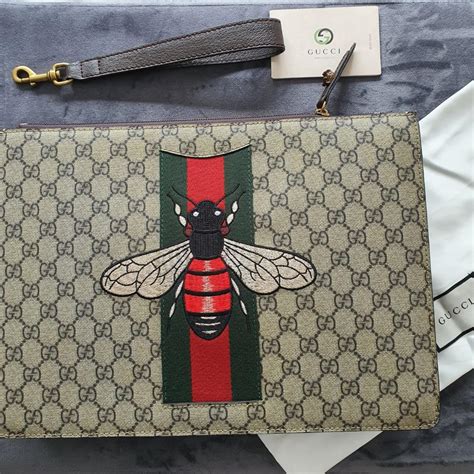 gucci bee clutch|gucci handbags for women.